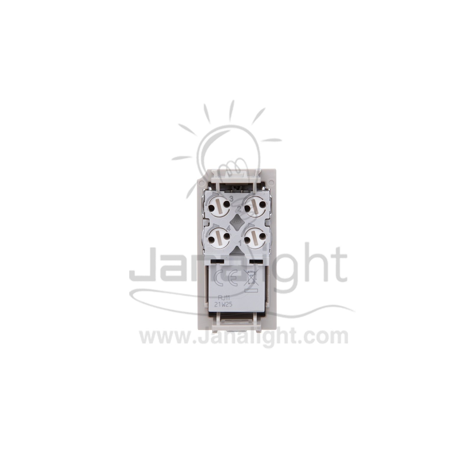 بريزة تليفون بيج ليفينج ناو Km07 K4258J11 Socket Telephone Living Now Beige